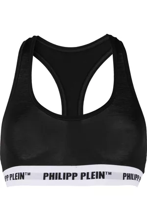 Philipp Plein Sujetador deportivo con banda del logo
