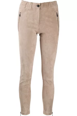 arma leder Pantalones skinny de ante