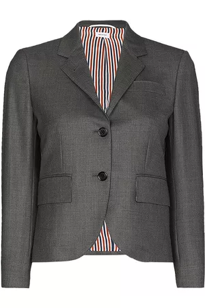 Thom Browne Abrigo estilo sport clásico