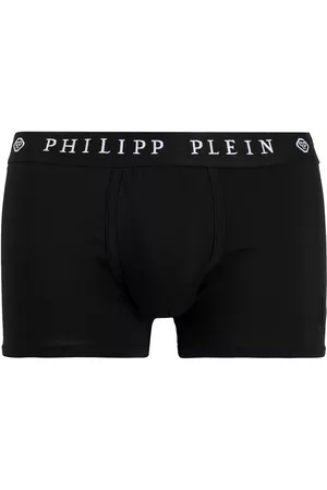 Philipp Plein Bóxer con logo bordado