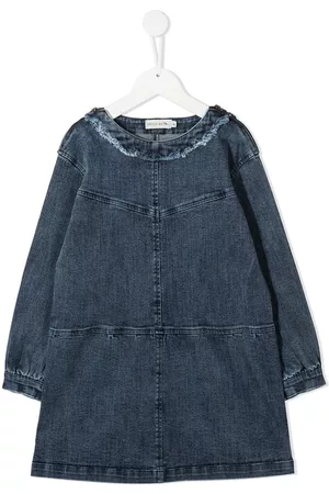 Le pandorine Vestido con bordes deshilachados