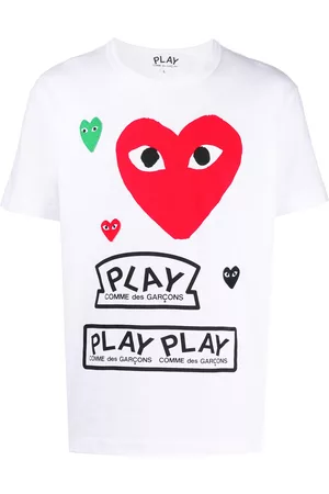 Comme des Garçons Camiseta con múltiples logos