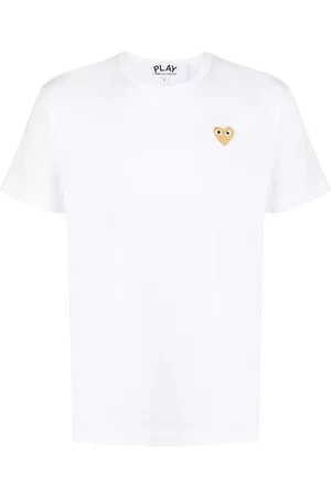 Comme des Garçons Camiseta con logo bordado