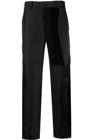 Comme des Garçons Pantalones con diseño patchwork