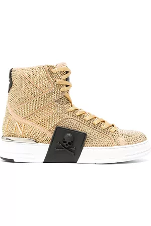 Philipp Plein Zapatillas altas con apliques