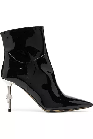 Philipp Plein Botines con detalle Skull en el tacón