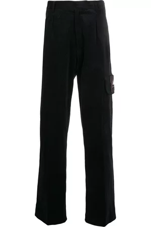 QASIMI Pantalones rectos con parche del logo