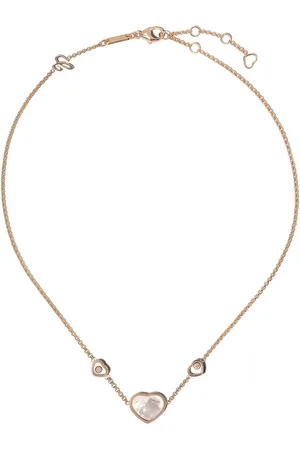 Chopard Collar Happy Hearts en oro de 18kt con diamante