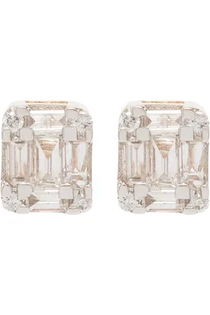 Adina Reyter Pendientes en oro amarillo de 14kt con diamantes
