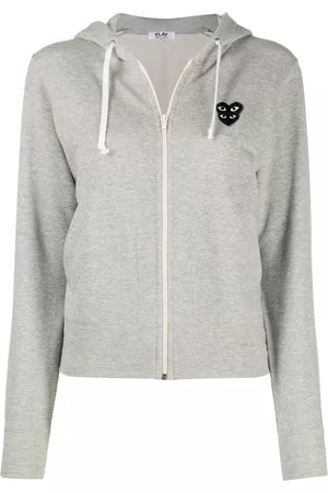 Comme des Garçons Sudadera con capucha y parche de corazones