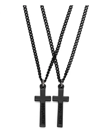 Dsquared2 Collar con colgante de cruces