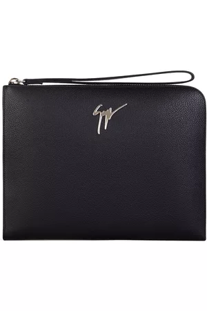 Giuseppe Zanotti Bolso de mano con placa del logo