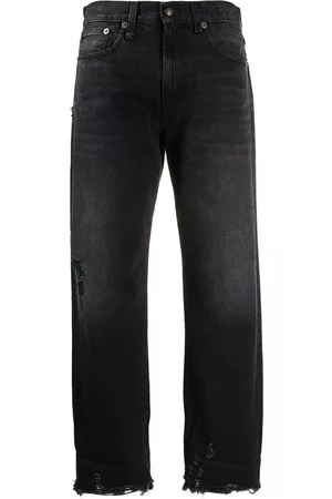 R13 Vaqueros capri con bolsillos