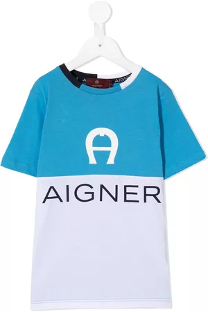 Aigner Camiseta con diseño de dos tonos