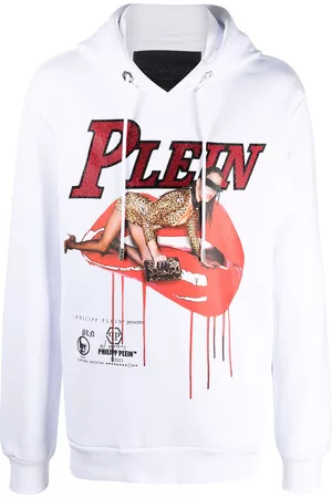 Philipp Plein Sudadera con capucha y estampado gráfico