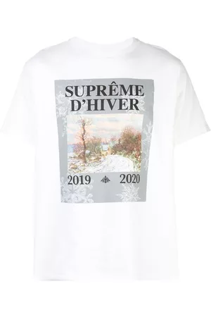 Supreme Camiseta con motivo de invierno
