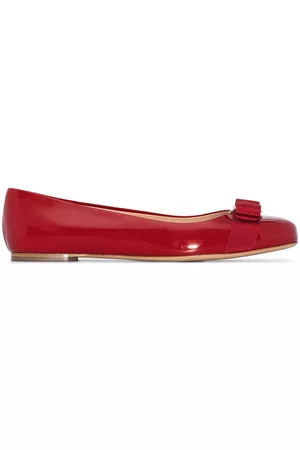 Salvatore Ferragamo Bailarinas con lazo Vara