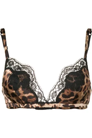 Dolce & Gabbana Sujetador con estampado de leopardo