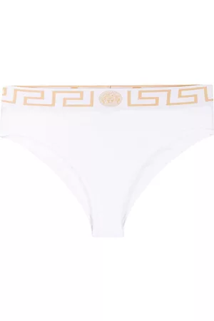 VERSACE Bragas Greca Border de talle alto