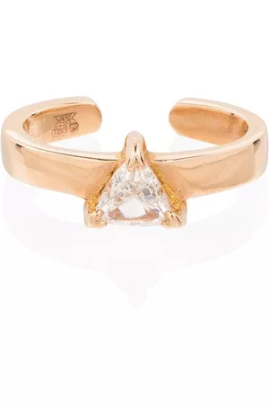 Anita Pendiente earcuff en oro rosa 18kt con diamante