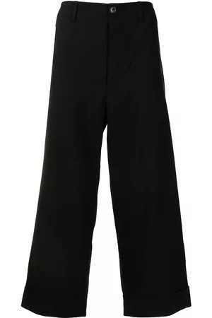 Ports V Pantalones capri con eslogan estampado