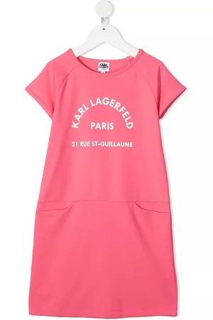 Karl Lagerfeld Vestido estilo camiseta con logo