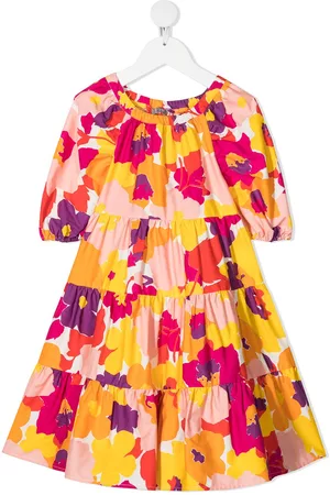 Il gufo Vestido con estampado abstracto