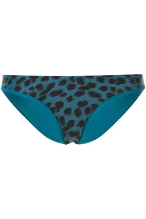 Duskii Bragas de bikini con estampado de leopardo