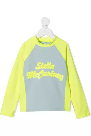 Stella McCartney Top de manga larga con logo
