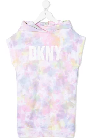 DKNY Vestido con estampado tie-dye