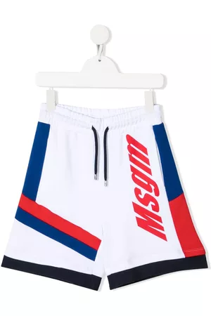 Msgm Bermudas con logo estampado