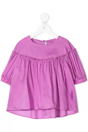 Il gufo Blusa con detalles fruncidos