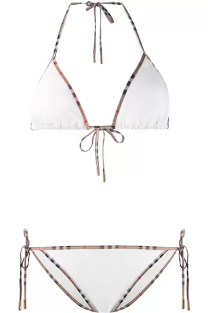 Burberry Bikini con ribete con motivo Vintage Check