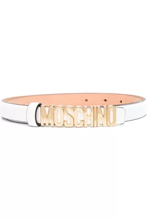 Moschino Cinturón con hebilla con letras del logo