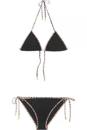 Burberry Bikini con ribete con motivo Vintage Check