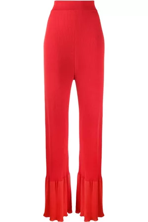 Stella McCartney Pantalones de punto de canalé