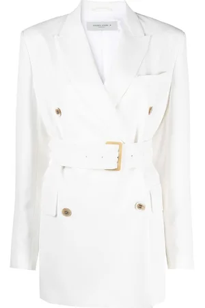 Golden Goose Blazer con doble botonadura y cinturón