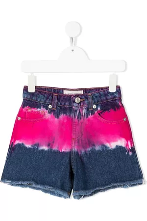 Alberta Ferretti Pantalones vaqueros cortos con motivo tie-dye