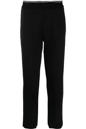 Armani Exchange Pantalones de chándal con borde de canalé