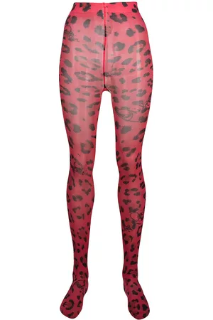 Philipp Plein Medias con estampado de leopardo