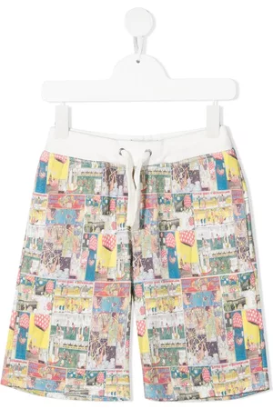 Lanvin Pantalones cortos de deporte con estampado gráfico