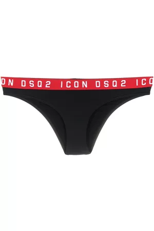Dsquared2 Bragas de bikini con logo en la cinturilla