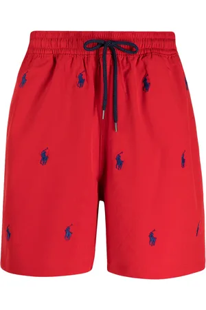 Ralph Lauren Bañador con cordón y logo bordado