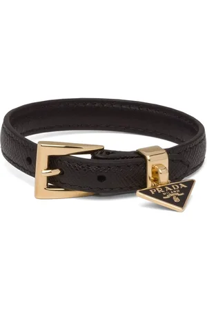 Prada Pulsera de piel saffiano