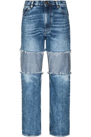 Maison Margiela Vaqueros boyfriend de talle alto
