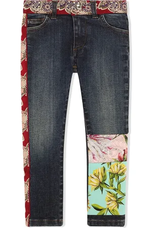 Dolce & Gabbana Vaqueros con parches florales