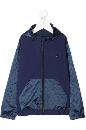 HERNO Chaqueta con capucha y logo