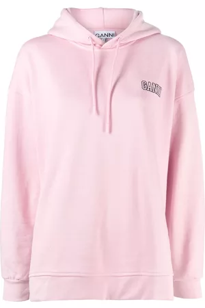 Ganni Sudadera con logo bordado