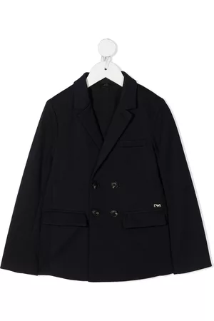 Emporio Armani Blazer con logo bordado