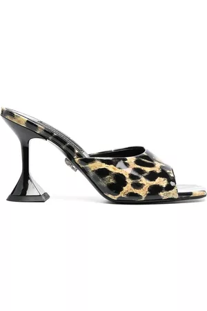 Philipp Plein Sandalias con motivo de leopardo